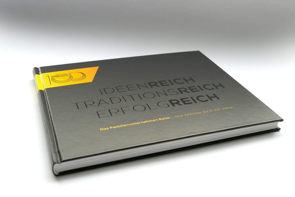 Das Buch zum 100-jährigen Firmenjubiläum von REICH.